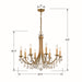 Crystorama 8828-GA-CL-MWP Bridgehampton Eight Light Chandelier Antique Gold Alternate Image 4.jpg