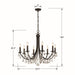 Crystorama 8828-VZ-CL-MWP Bridgehampton Eight Light Chandelier Vibrant Bronze Alternate Image 4.jpg