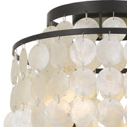 Crystorama BRI-3003-DB Brielle Three Light Flush Mount Dark Bronze Alternate Image.jpg