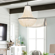 Crystorama BRI-3006-DB Brielle Six Light Chandelier Dark Bronze Alternate Image 4.jpg
