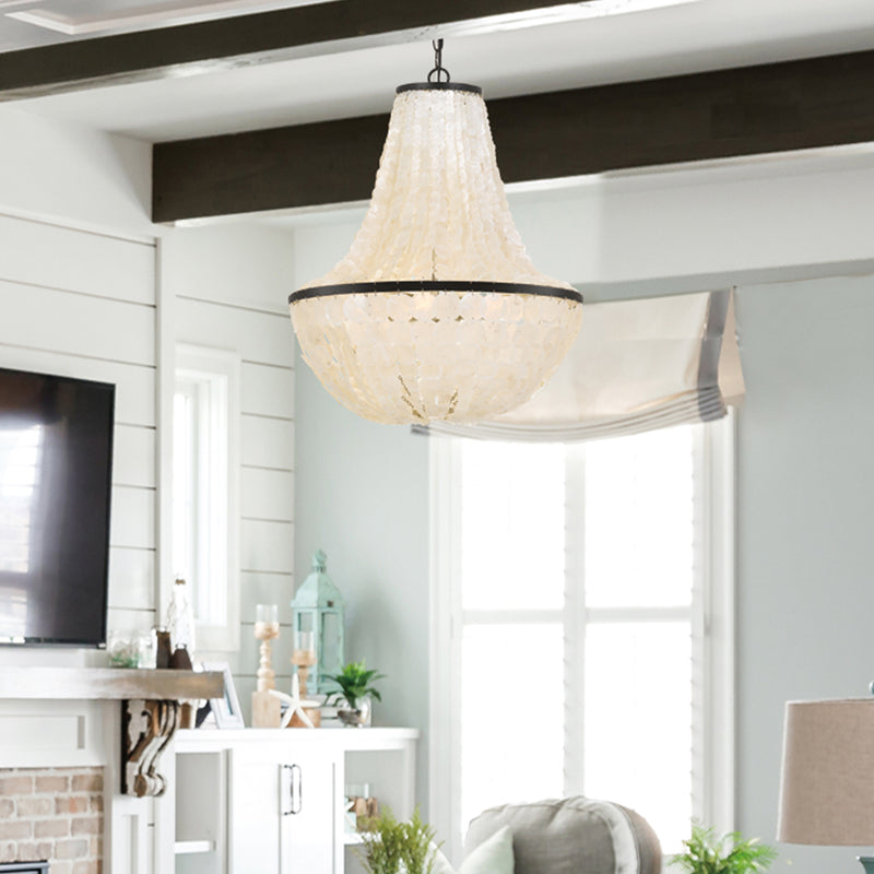 Crystorama BRI-3006-DB Brielle Six Light Chandelier Dark Bronze Alternate Image 4.jpg