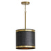 Capital Lighting 335611GB Barrow One Light Pendant, Galvanized Black and True Brass Alternate Image.jpg