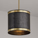 Capital Lighting 335611GB Barrow One Light Pendant, Galvanized Black and True Brass Alternate Image 2.jpg