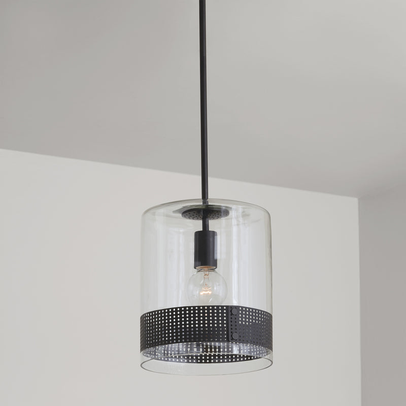 Capital Lighting 335911MB Marion One Light Pendant, Matte Black Alternate Image 2.jpg