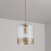 Capital Lighting 335911PB Marion One Light Pendant, Polished Brass Alternate Image 2.jpg