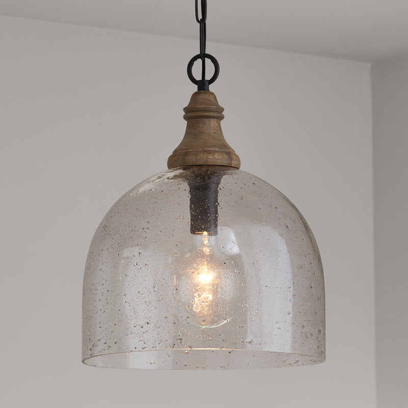 Capital Lighting 336011YP-484 Inglewood One Light Pendant, Grey Wash and Dark Pewter Alternate Image 2.jpg