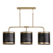 Capital Lighting 835631GB Barrow Three Light Island Pendant, Galvanized Black and True Brass Alternate Image 2.jpg