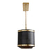 Capital Lighting 835631GB Barrow Three Light Island Pendant, Galvanized Black and True Brass Alternate Image 3.jpg