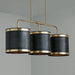 Capital Lighting 835631GB Barrow Three Light Island Pendant, Galvanized Black and True Brass Alternate Image 4.jpg