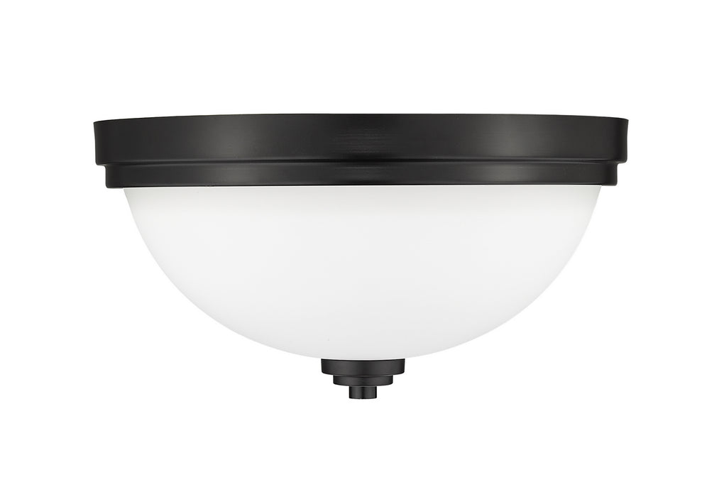 Z-Lite 443F2-MB Ashton Two Light Flush Mount, Matte Black Alternate Image 3.jpg