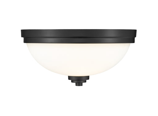 Z-Lite 443F3-MB Ashton Three Light Flush Mount, Matte Black Alternate Image.jpg