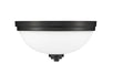 Z-Lite 443F3-MB Ashton Three Light Flush Mount, Matte Black Alternate Image 3.jpg