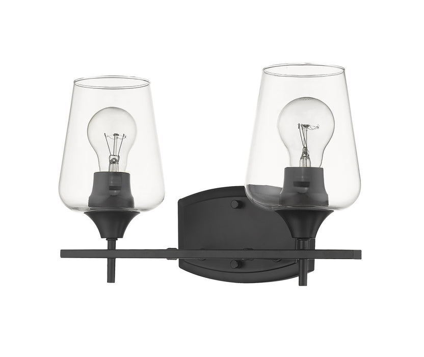 Z-Lite 473-2V-MB Joliet Two Light Vanity, Matte Black Alternate Image 2.jpg