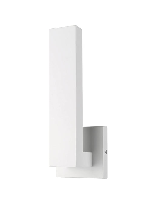 Z-Lite 576S-WH-LED Edge LED Outdoor Wall Sconce, White Alternate Image 4.jpg