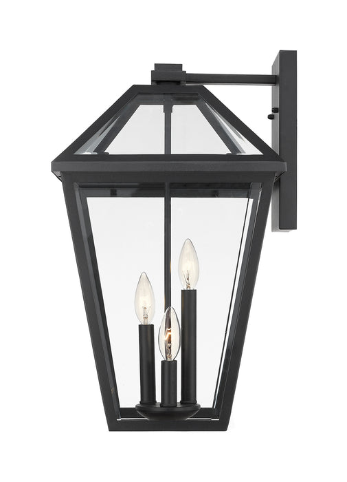 Z-Lite 579B-BK Talbot Three Light Outdoor Wall Sconce, Black Alternate Image.jpg