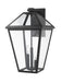 Z-Lite 579B-BK Talbot Three Light Outdoor Wall Sconce, Black Alternate Image 3.jpg