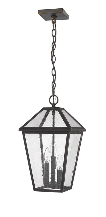 Z-Lite 579CHB-ORB Talbot Three Light Outdoor Chain Mount Ceiling Fixture, Oil Rubbed Bronze Alternate Image 2.jpg