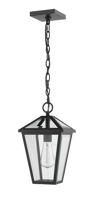 Z-Lite 579CHM-BK Talbot One Light Outdoor Chain Mount Ceiling Fixture, Black Alternate Image 2.jpg