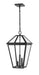 Z-Lite 579CHXL-BK Talbot Three Light Outdoor Chain Mount Ceiling Fixture, Black Alternate Image 2.jpg