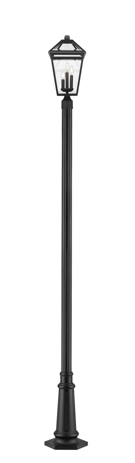 Z-Lite 579PHBR-557P-BK Talbot Three Light Outdoor Post Mount, Black Alternate Image.jpg