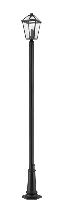 Z-Lite 579PHBR-557P-BK Talbot Three Light Outdoor Post Mount, Black Alternate Image 2.jpg