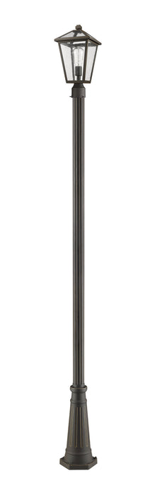 Z-Lite 579PHMR-519P-ORB Talbot One Light Outdoor Post Mount, Oil Rubbed Bronze Alternate Image 2.jpg