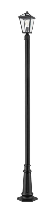 Z-Lite 579PHMR-557P-BK Talbot One Light Outdoor Post Mount, Black Alternate Image 2.jpg