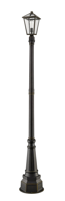 Z-Lite 579PHMR-564P-ORB Talbot One Light Outdoor Post Mount, Oil Rubbed Bronze Alternate Image 2.jpg