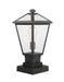 Z-Lite 579PHMS-SQPM-ORB Talbot One Light Outdoor Pier Mount, Oil Rubbed Bronze Alternate Image 3.jpg