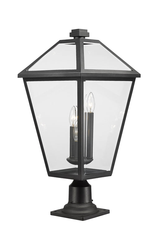 Z-Lite 579PHXLR-533PM-BK Talbot Three Light Outdoor Pier Mount, Black Alternate Image.jpg