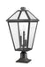 Z-Lite 579PHXLR-533PM-BK Talbot Three Light Outdoor Pier Mount, Black Alternate Image 4.jpg