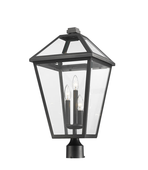 Z-Lite 579PHXLR-BK Talbot Three Light Outdoor Post Mount, Black Alternate Image.jpg