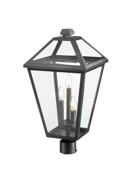 Z-Lite 579PHXLR-BK Talbot Three Light Outdoor Post Mount, Black Alternate Image 2.jpg