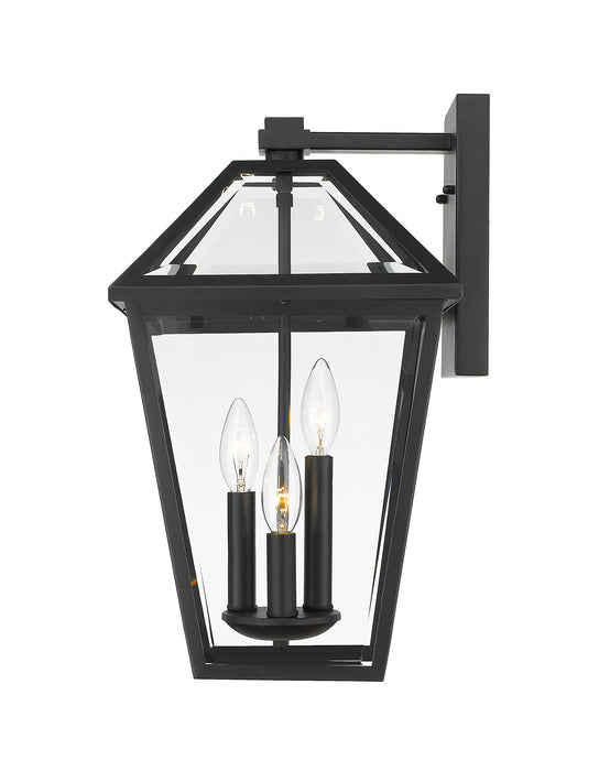 Z-Lite 579XL-BK Talbot Three Light Outdoor Wall Sconce, Black Alternate Image.jpg