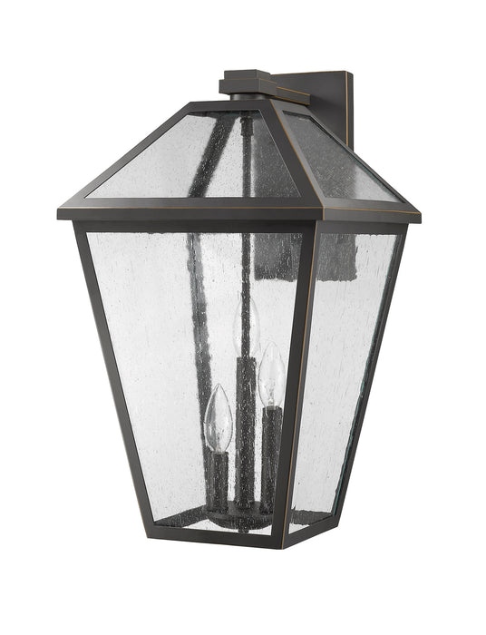 Z-Lite 579XL-ORB Talbot Three Light Outdoor Wall Sconce, Oil Rubbed Bronze Alternate Image 3.jpg