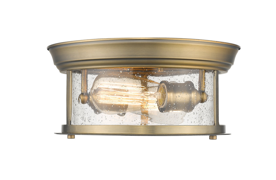 Z-Lite 727F10-HBR Sonna Two Light Flush Mount, Heritage Brass Alternate Image.jpg