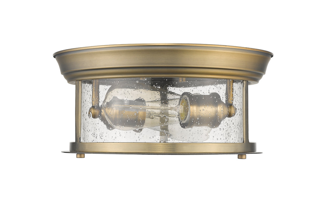 Z-Lite 727F10-HBR Sonna Two Light Flush Mount, Heritage Brass Alternate Image 3.jpg