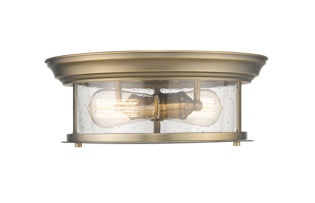 Z-Lite 727F13-HBR Sonna Two Light Flush Mount, Heritage Brass Alternate Image.jpg