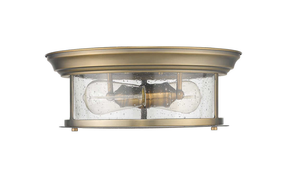 Z-Lite 727F13-HBR Sonna Two Light Flush Mount, Heritage Brass Alternate Image 3.jpg