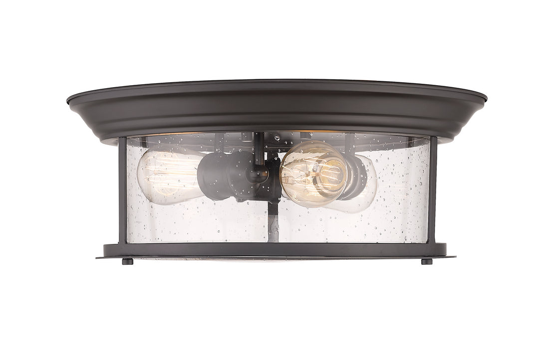 Z-Lite 727F16-BRZ Sonna Three Light Flush Mount, Bronze Alternate Image.jpg