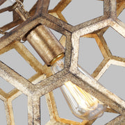 Visual Comfort Studio AP1061ADB Feccetta One Light Pendant, Antique Gild Alternate Image 2.jpg