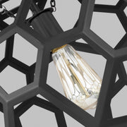 Visual Comfort Studio AP1061MBK Feccetta One Light Pendant, Midnight Black Alternate Image 2.jpg