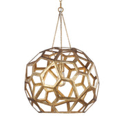 Visual Comfort Studio AP1071ADB Feccetta One Light Pendant, Antique Gild Alternate Image.jpg
