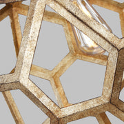 Visual Comfort Studio AP1071ADB Feccetta One Light Pendant, Antique Gild Alternate Image 2.jpg
