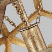 Visual Comfort Studio AP1071ADB Feccetta One Light Pendant, Antique Gild Alternate Image 3.jpg