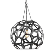 Visual Comfort Studio AP1071MBK Feccetta One Light Pendant, Midnight Black Alternate Image.jpg