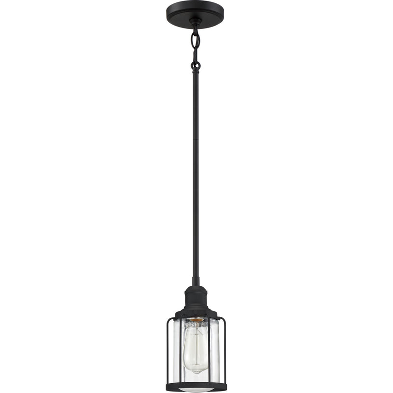 Quoizel LUD1505EK Ludlow One Light Mini Pendant, Earth Black Alternate Image.jpg