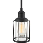 Quoizel LUD1505EK Ludlow One Light Mini Pendant, Earth Black Alternate Image 3.jpg