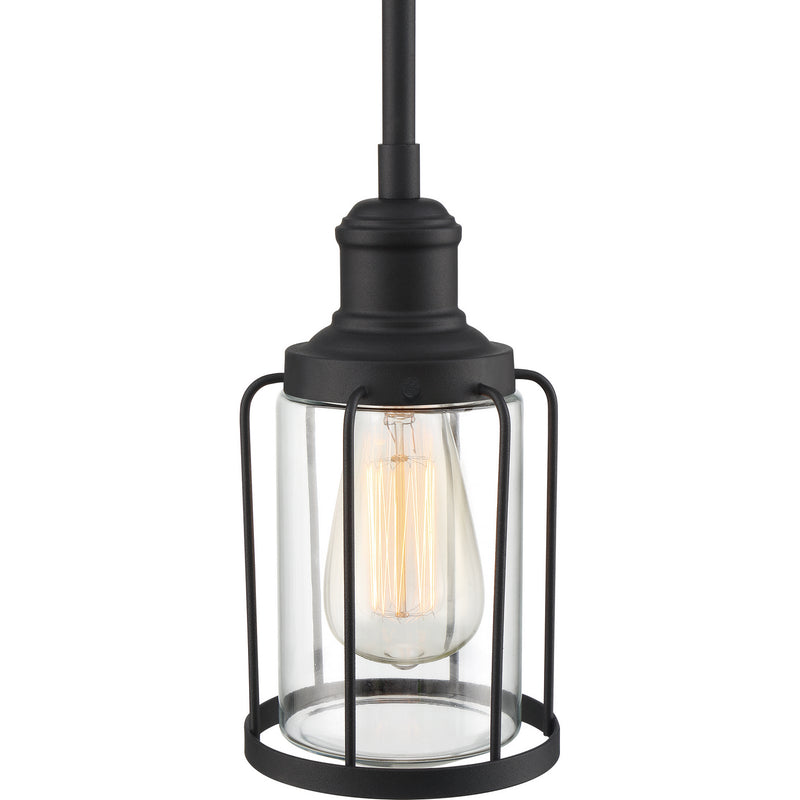 Quoizel LUD1505EK Ludlow One Light Mini Pendant, Earth Black Alternate Image 3.jpg