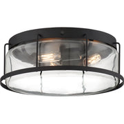 Quoizel LUD1613EK Ludlow Three Light Flush Mount, Earth Black Alternate Image 2.jpg